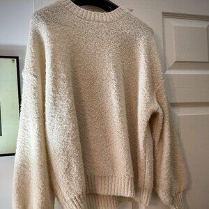 Luminous Cream Sweater, Like New